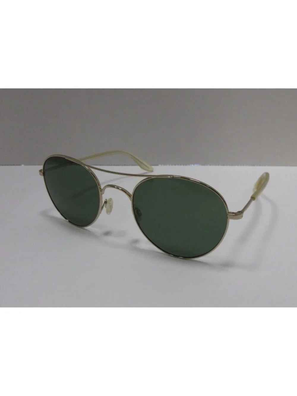 Barton Perreira Sunglasses Green Aviator Rounded Dalziel 50-22-145 NEW